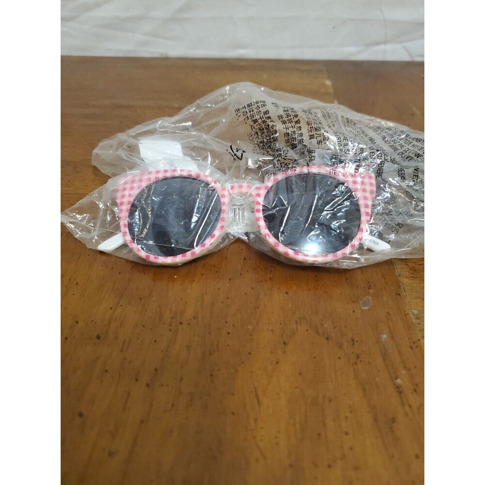 BabyGap Kids Pink Gingham Sunglasses Baby Toddler NEW